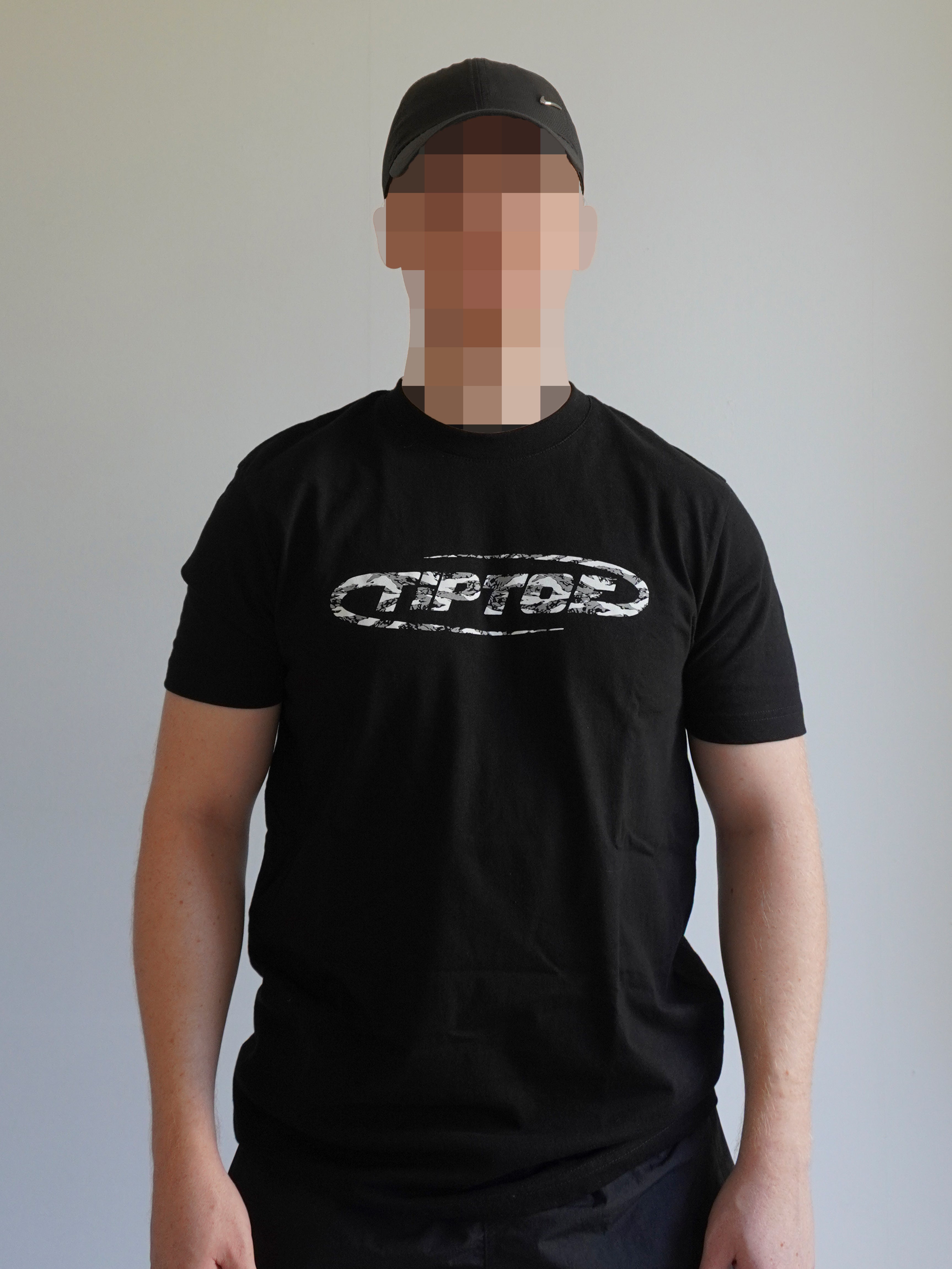 Camo T-Shirt Schwarz